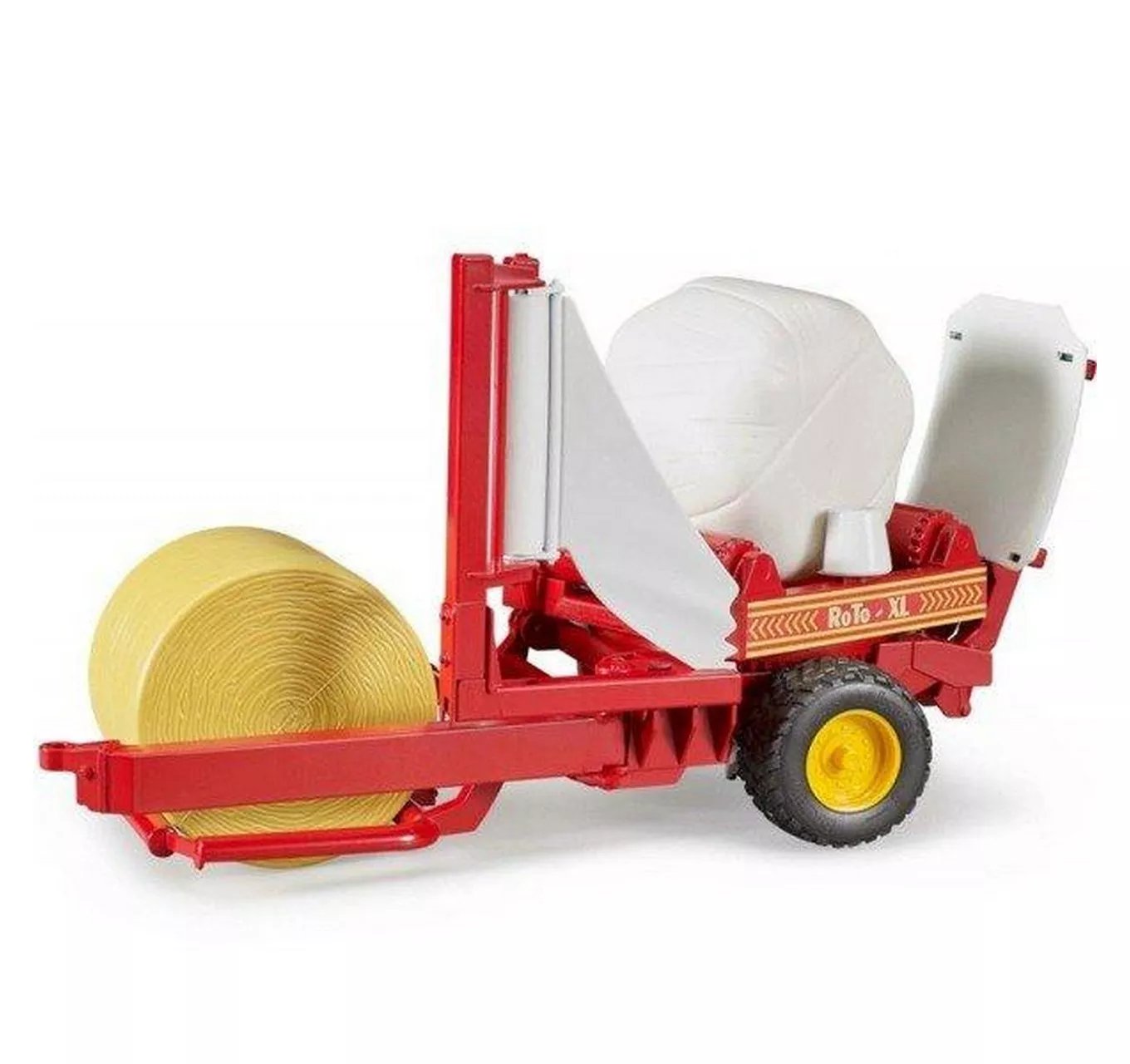 Bale Wrapper with Bales