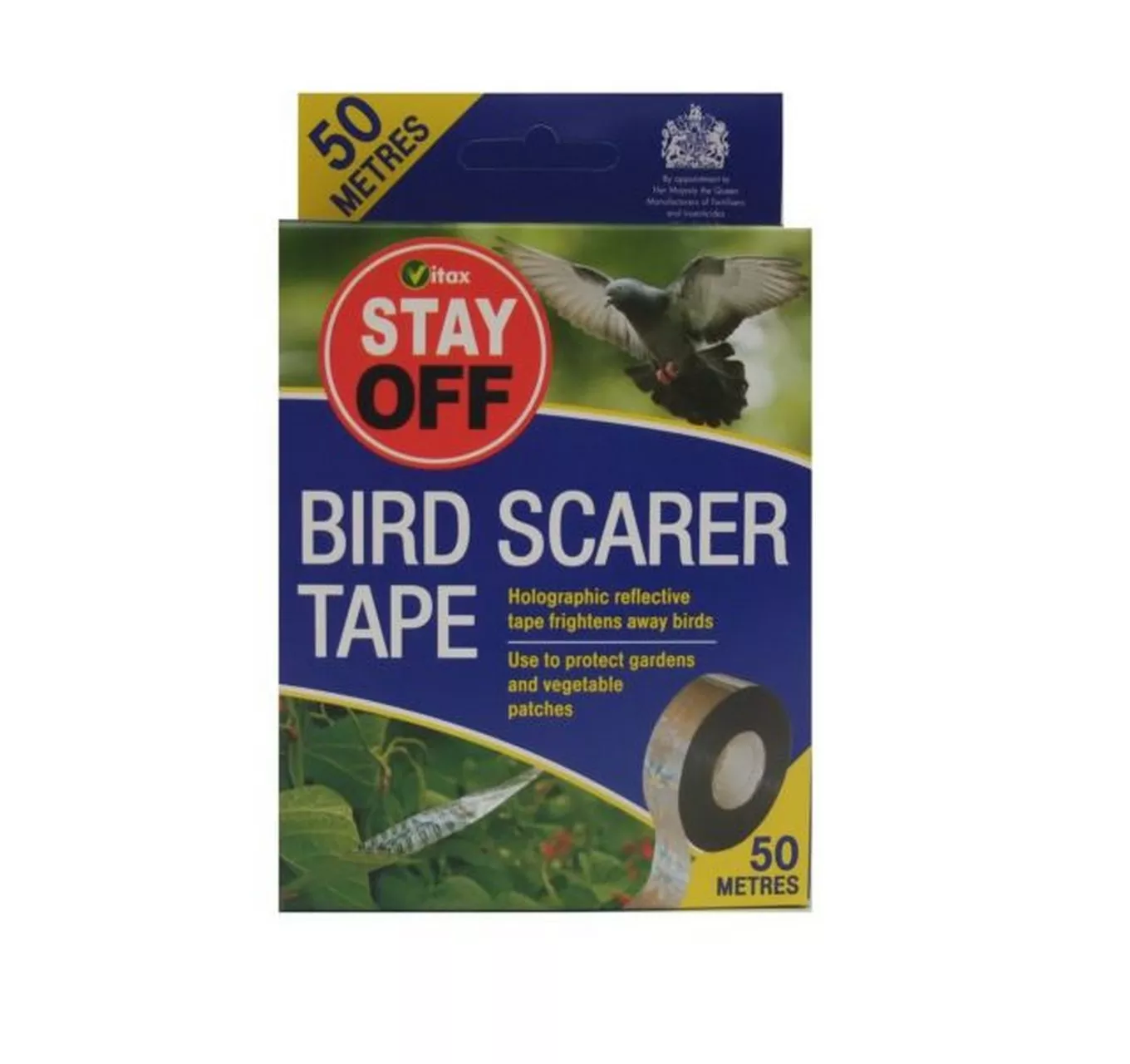 Stay Off Bird Scarer Tape 50m