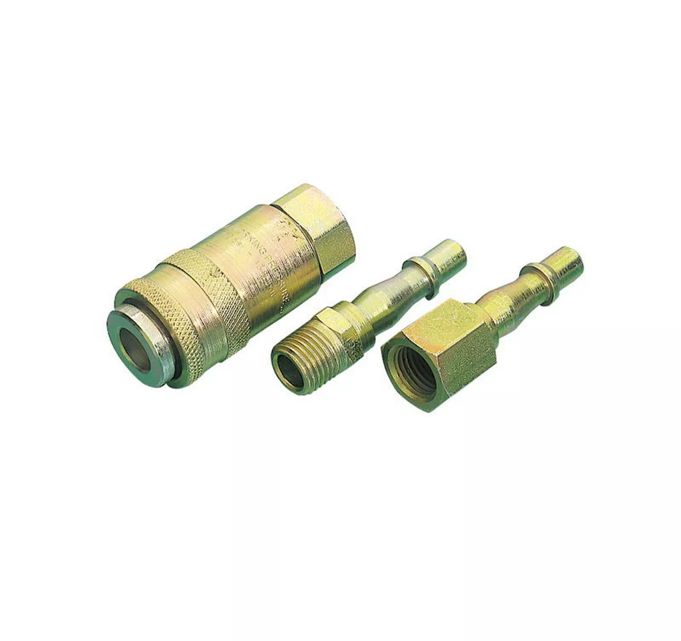 Airline Coupling Set 1/4" 3pce