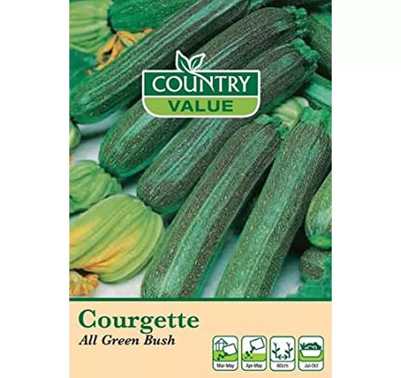 Courgette All Green Bush Country Value
