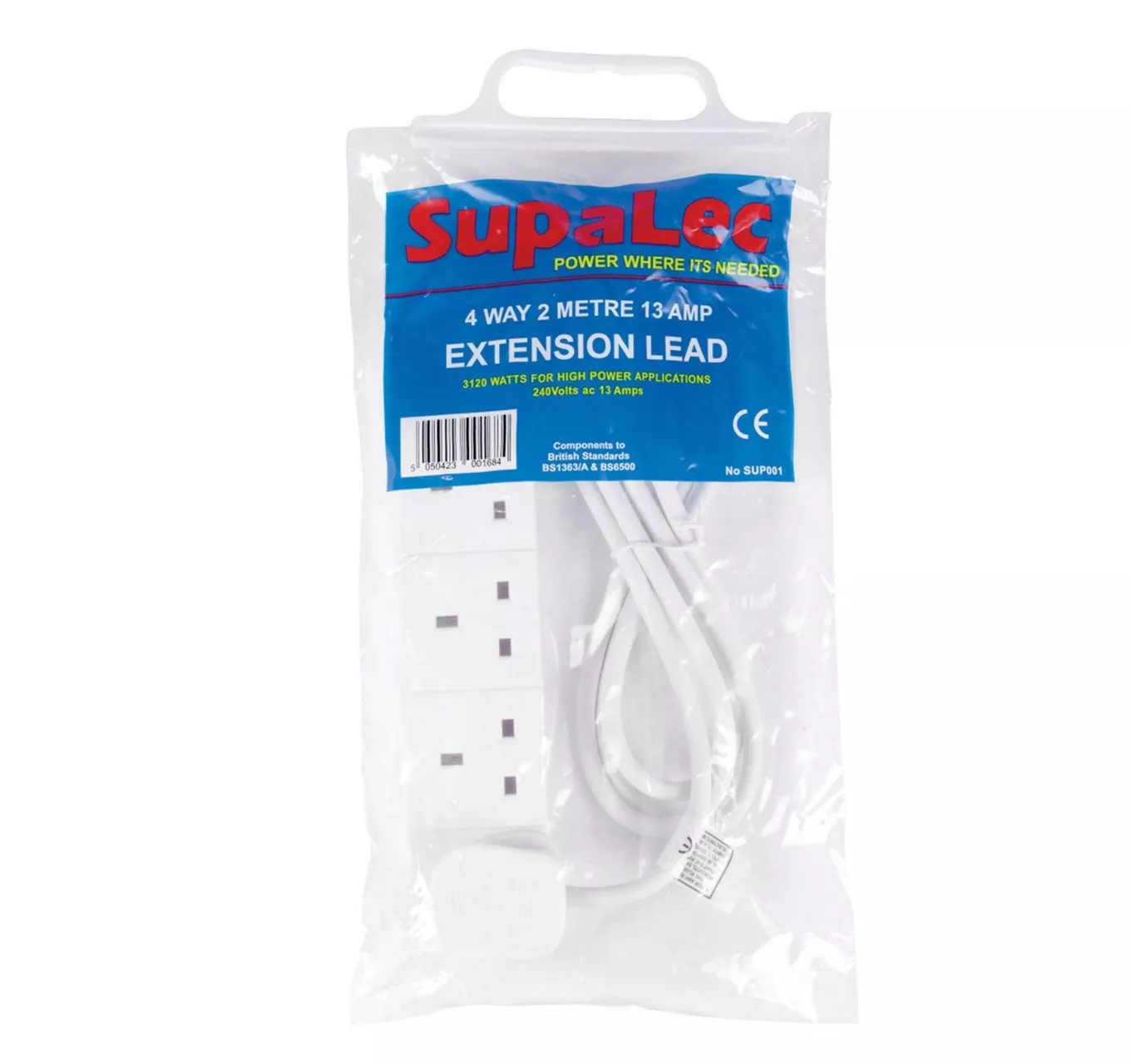 4 Gang Extension Lead 2m