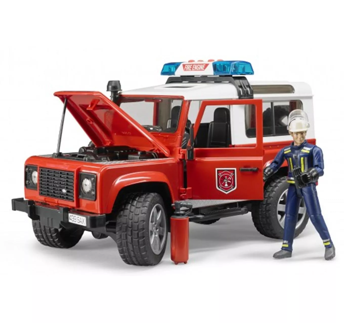 Fire Land Rover Defender