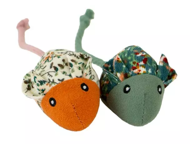 Fancy Patterned Mice Cat Toy Set