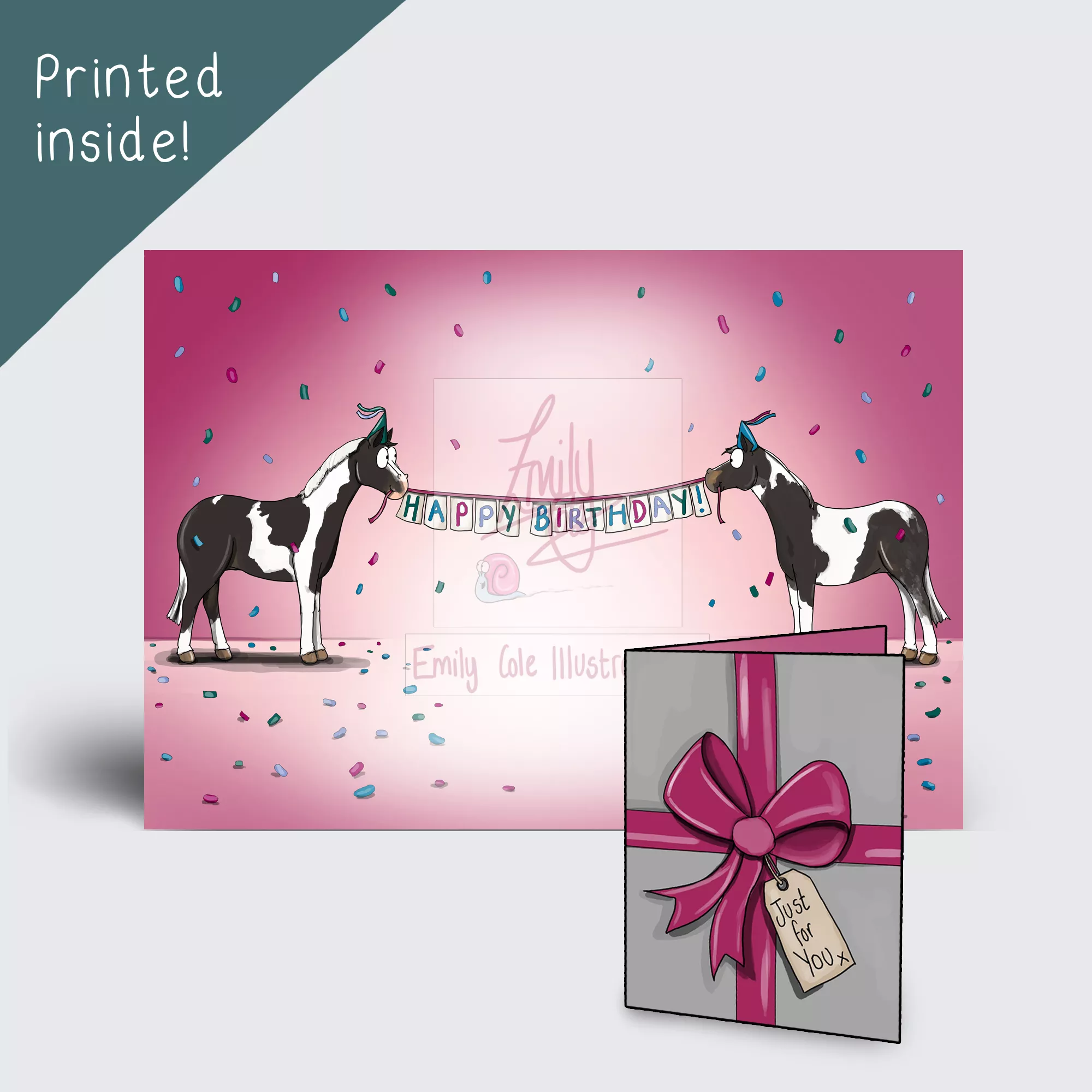 Just for you Birthday Card