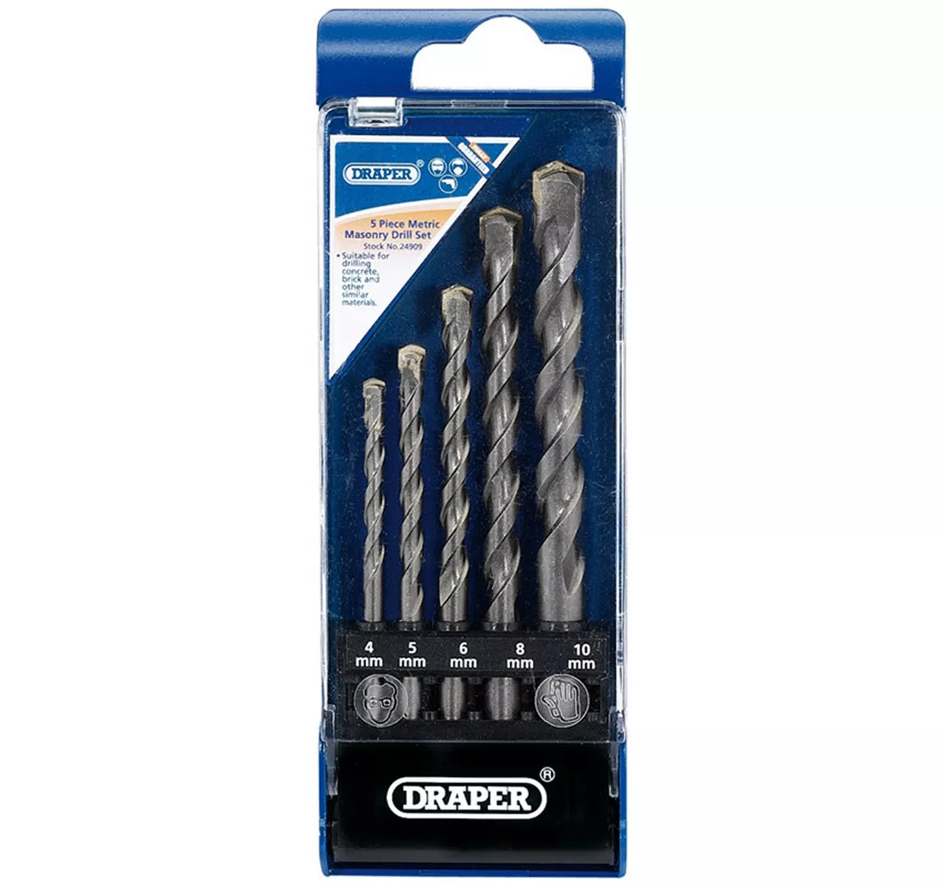 Masonry Drill Bit Set - 5pce