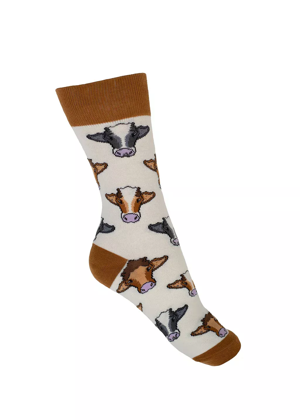 Crew Socks Mix Cow 7-11