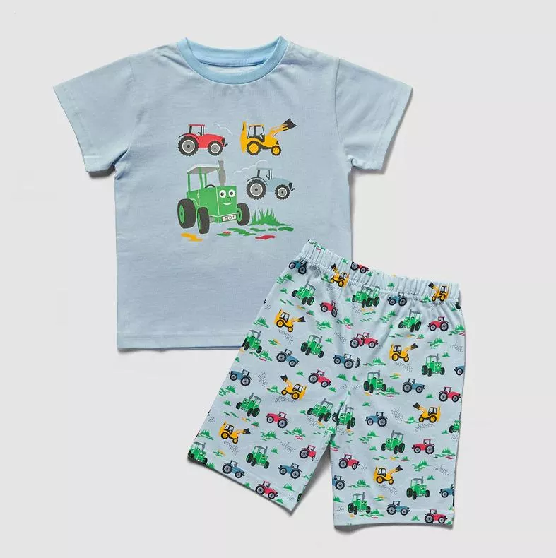 Tractor Ted Shortie Machines Pyjamas