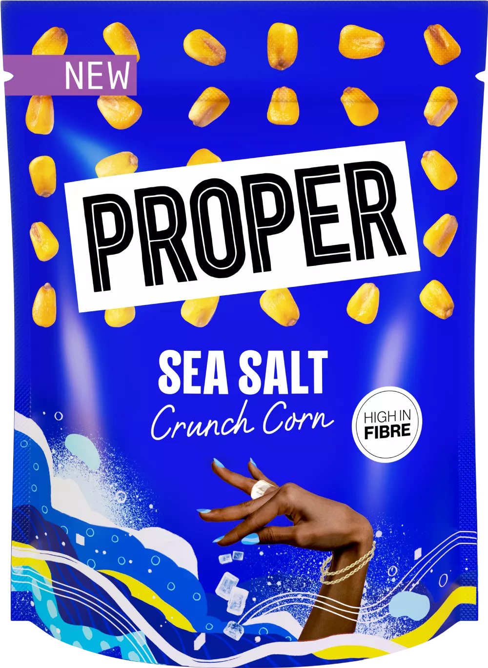 Proper Crunch Corn Sea Salt 125g