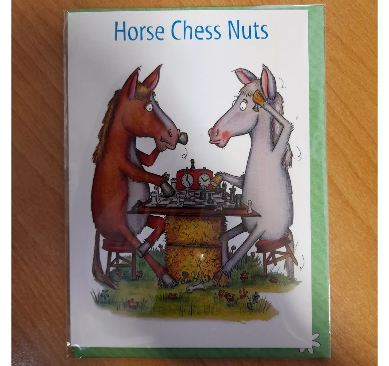 Horse Chess Nuts - Card