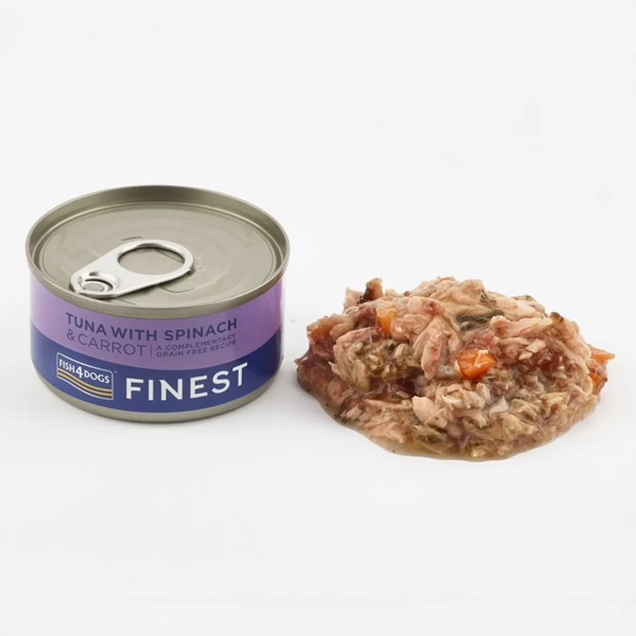 Fish4Dogs Finest Tuna with Carrot & Spinach 85g