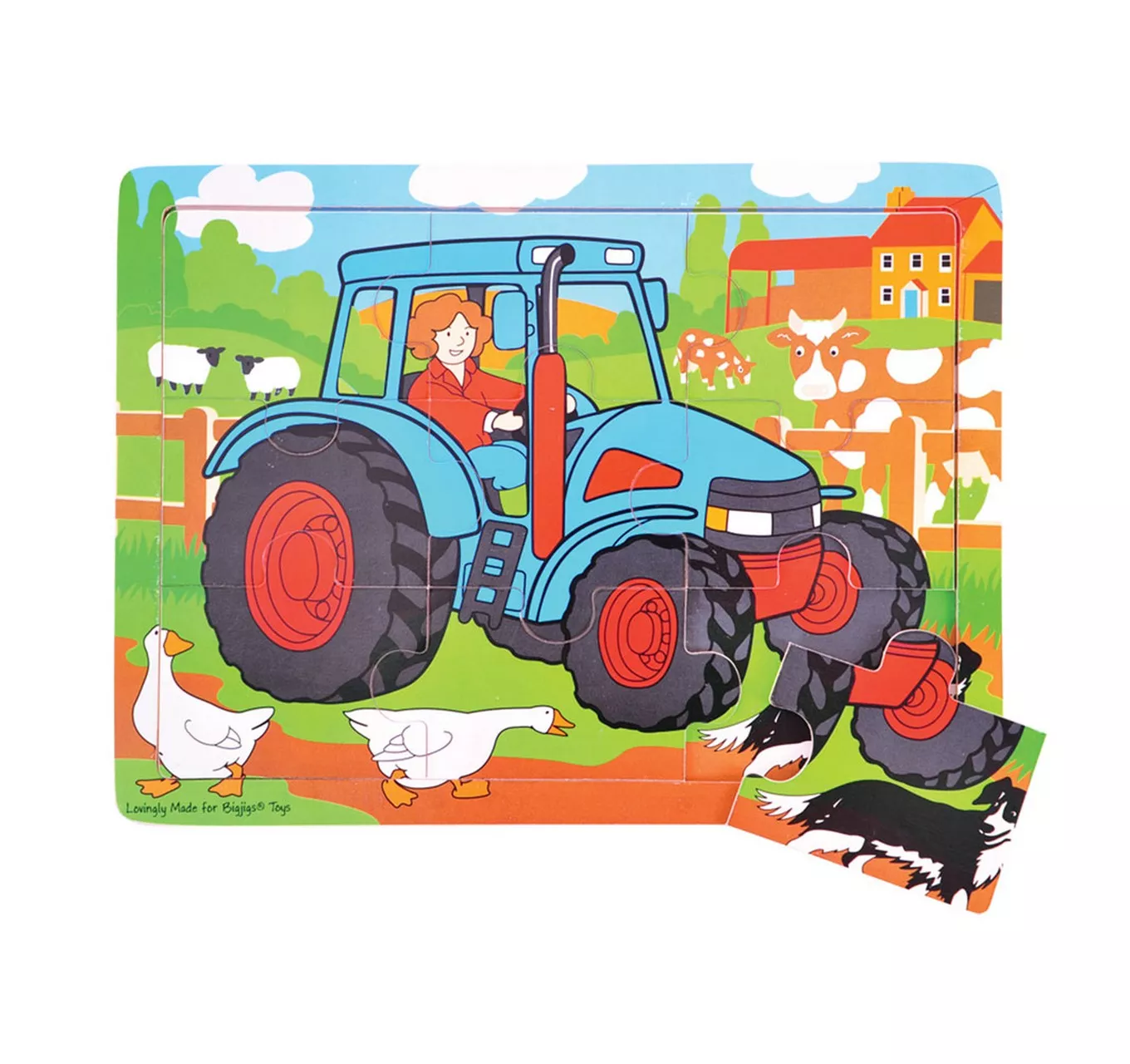 Tray Puzzle - Tractor