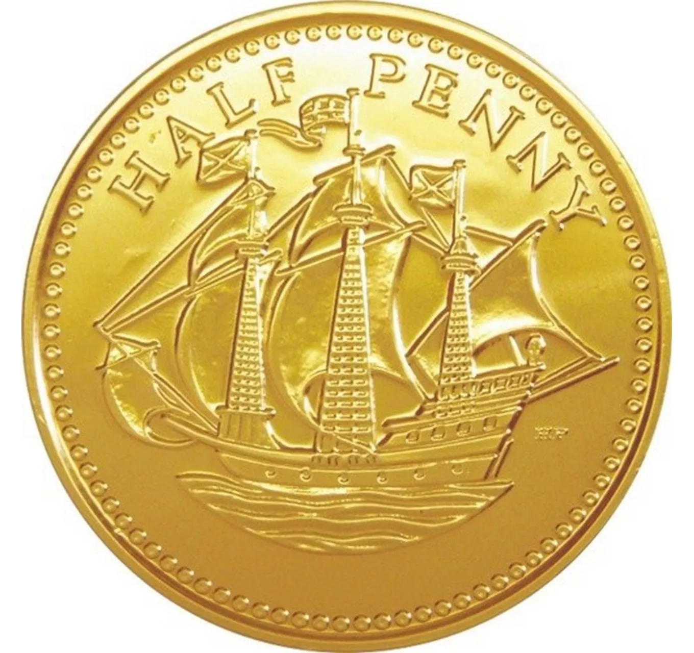 GINA Milk Chocolate Halfpenny 100mm 58g