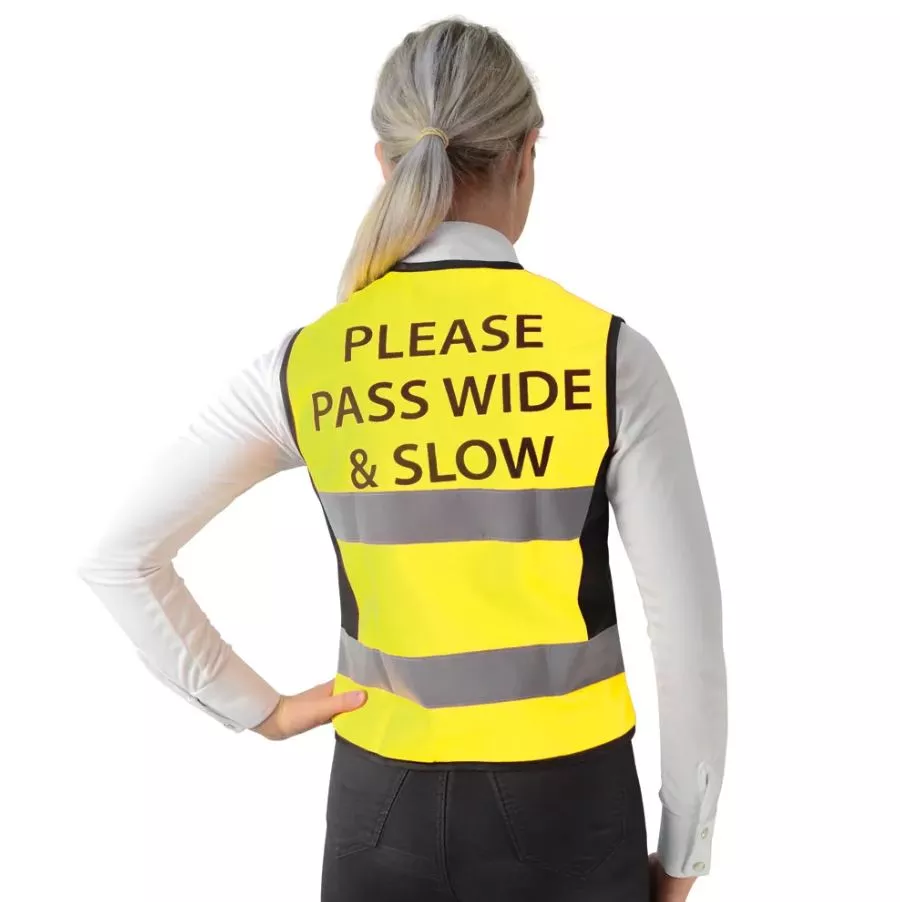 HyViz Waistcoat - Please Pass Wide & Slow