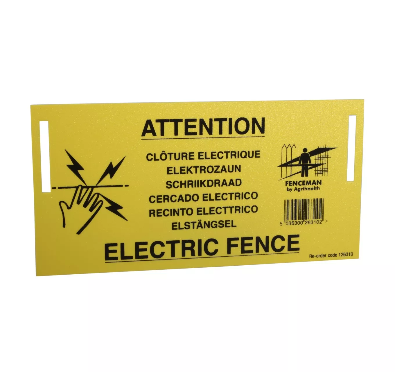 Fenceman Warning Sign