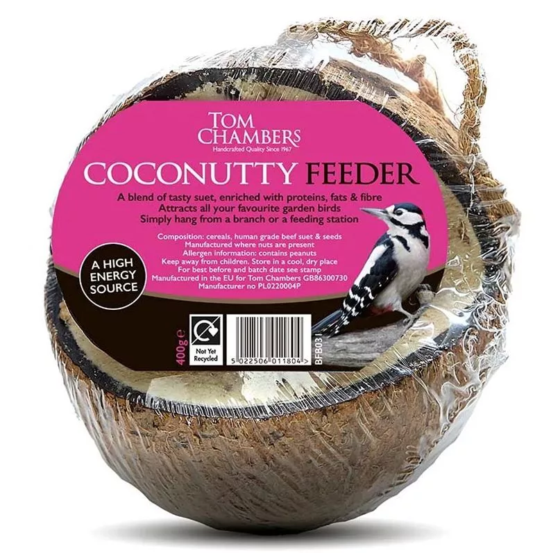 Whole Coconut Bird Feeder