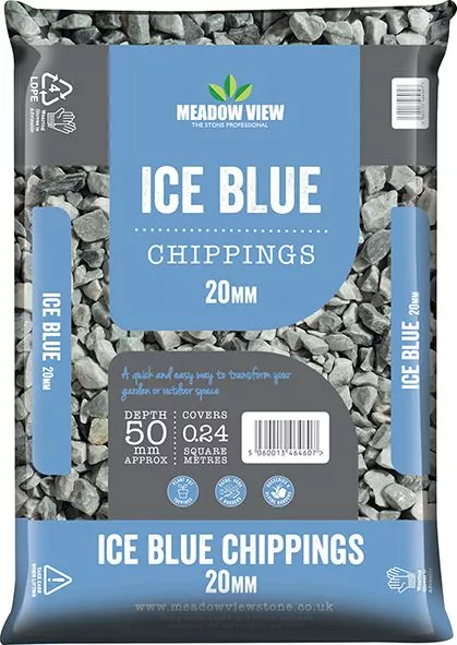 Ice Blue Chippings 20mm 20kg