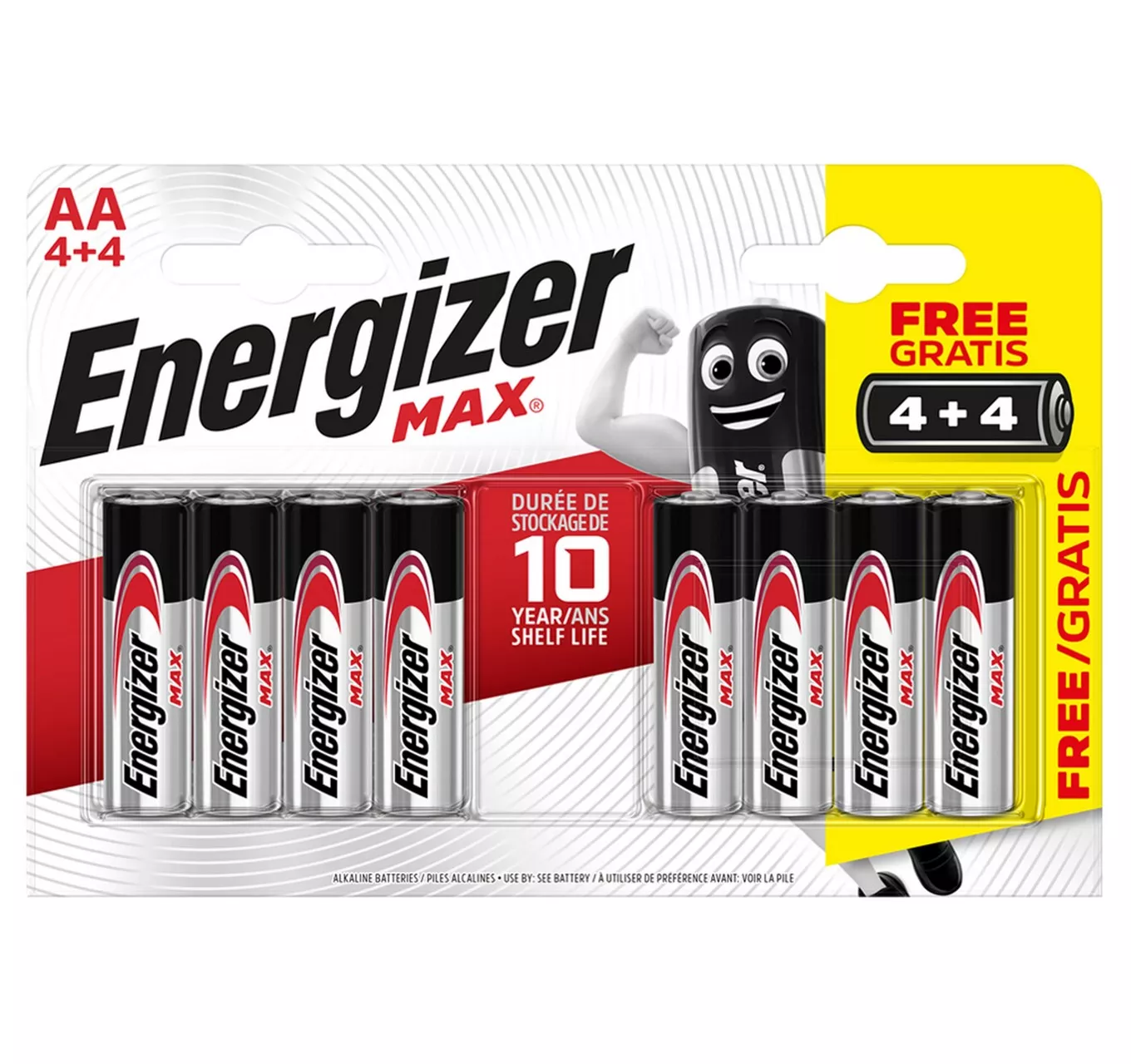 Energizer Max AA 4pk + 4