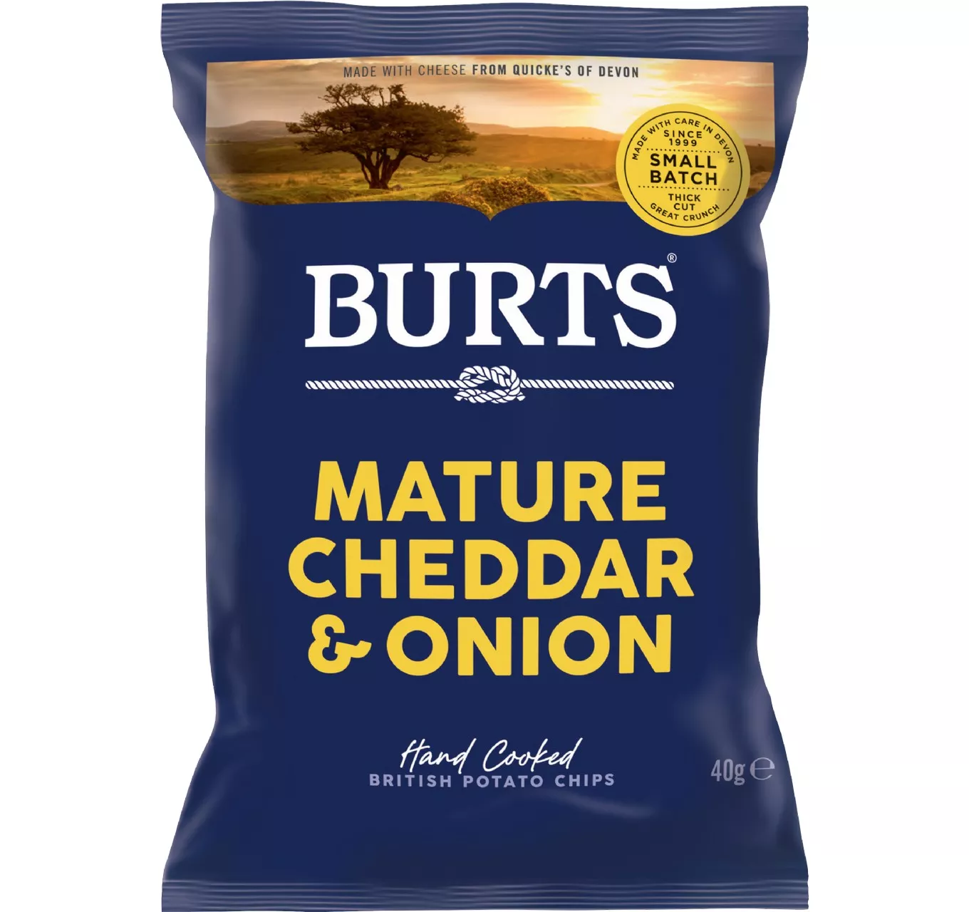 Burts Cheddar & Onion 40g