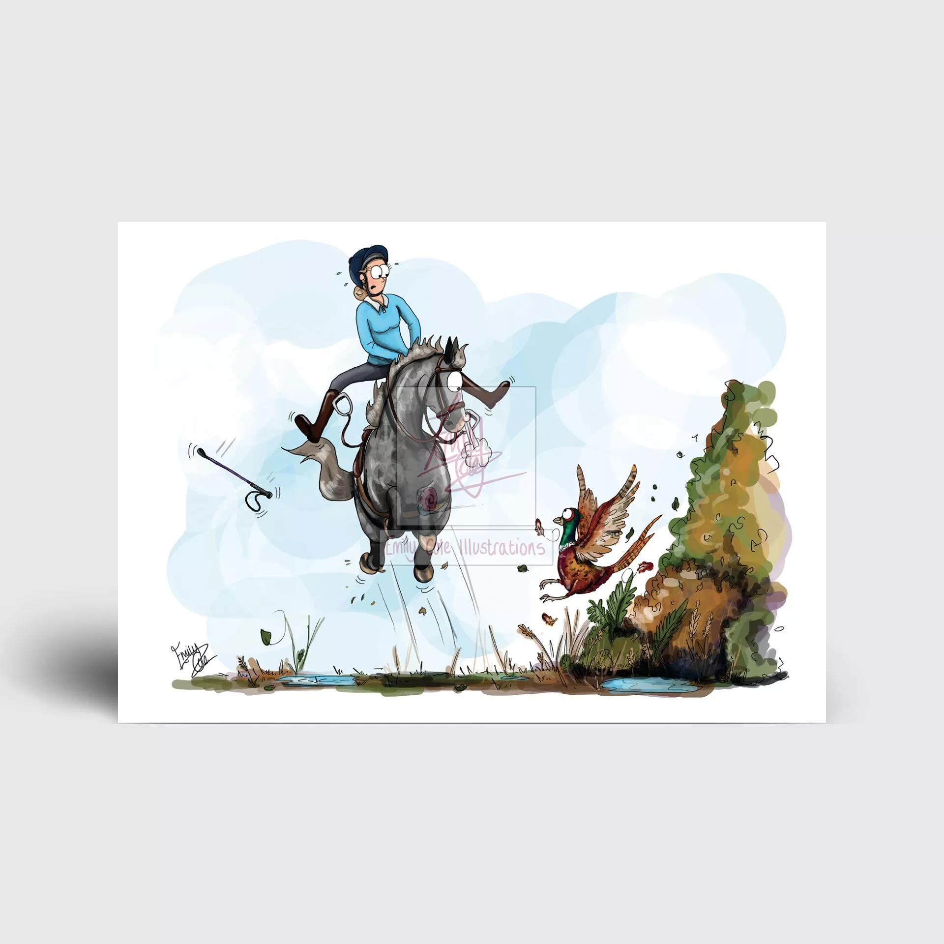 ‘A Pheasant Greeting’ Greeting Card