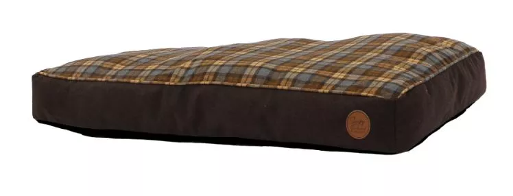Brown And Blue Tartan Mattress 100 x 70cm