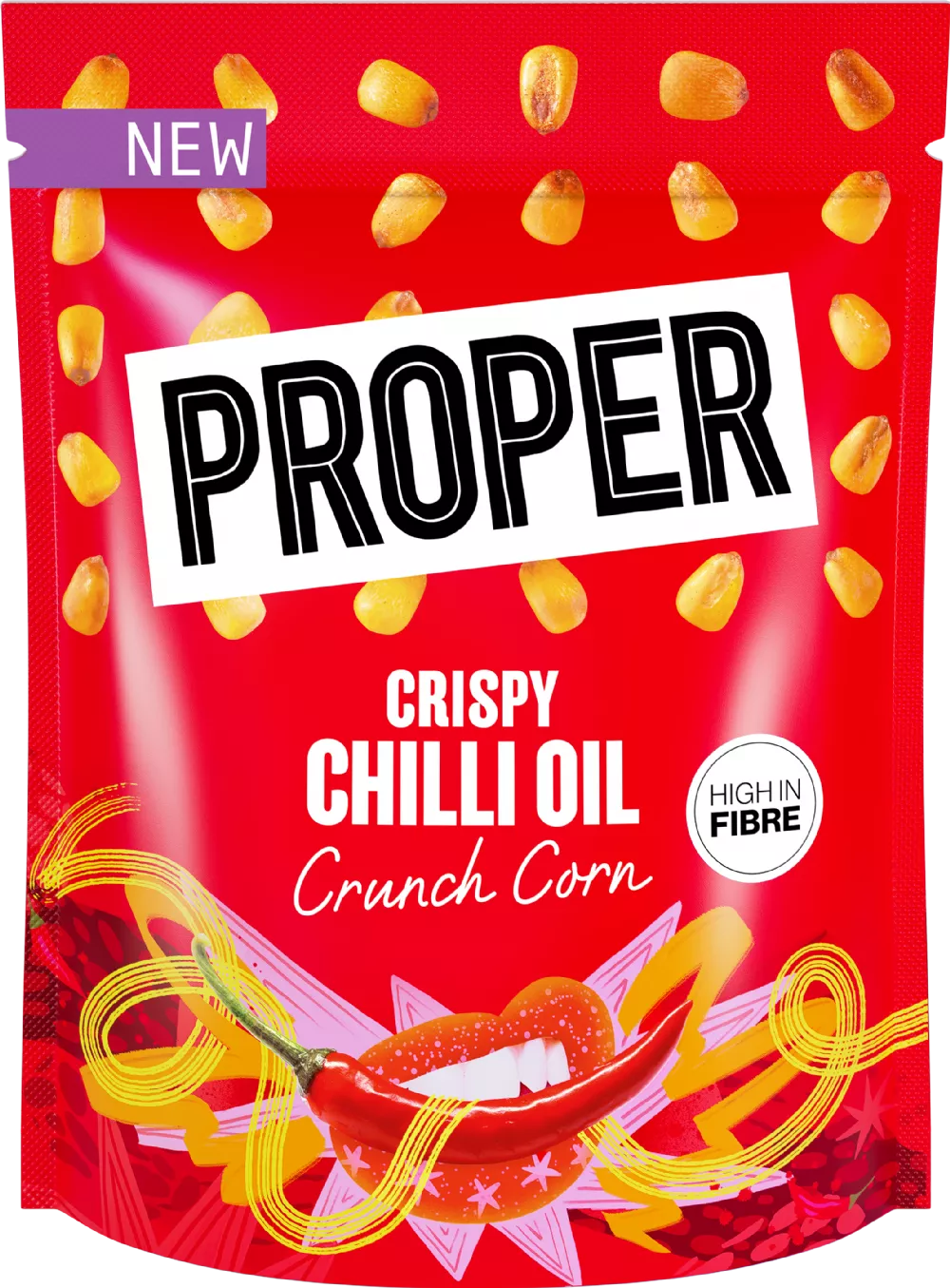 Proper Crunch Corn Crispy Chilli Oil 125g