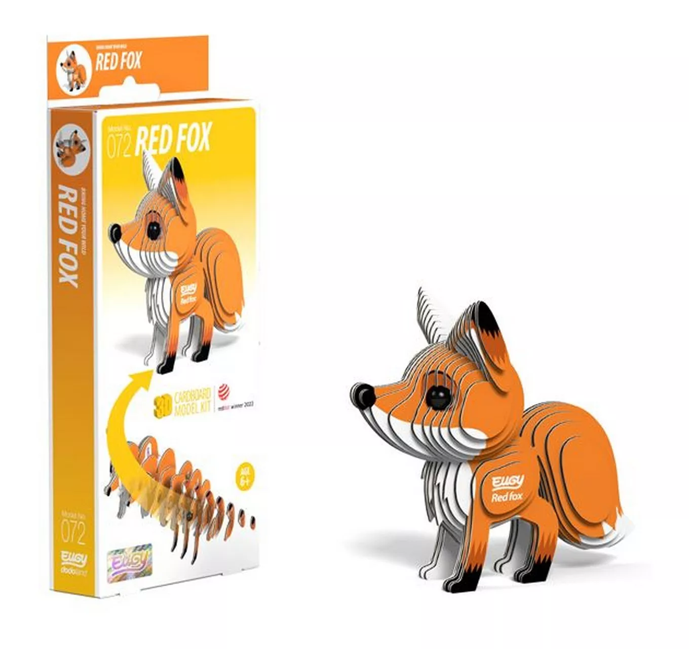 Eugy 3D Model - Red Fox