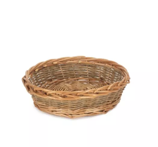 Unpeeled Willow Round Tray 250mm dia