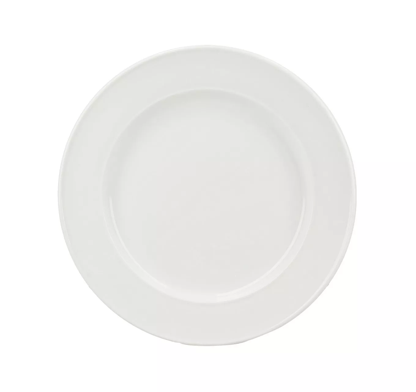 Whiteware Ridged Bread Plate
