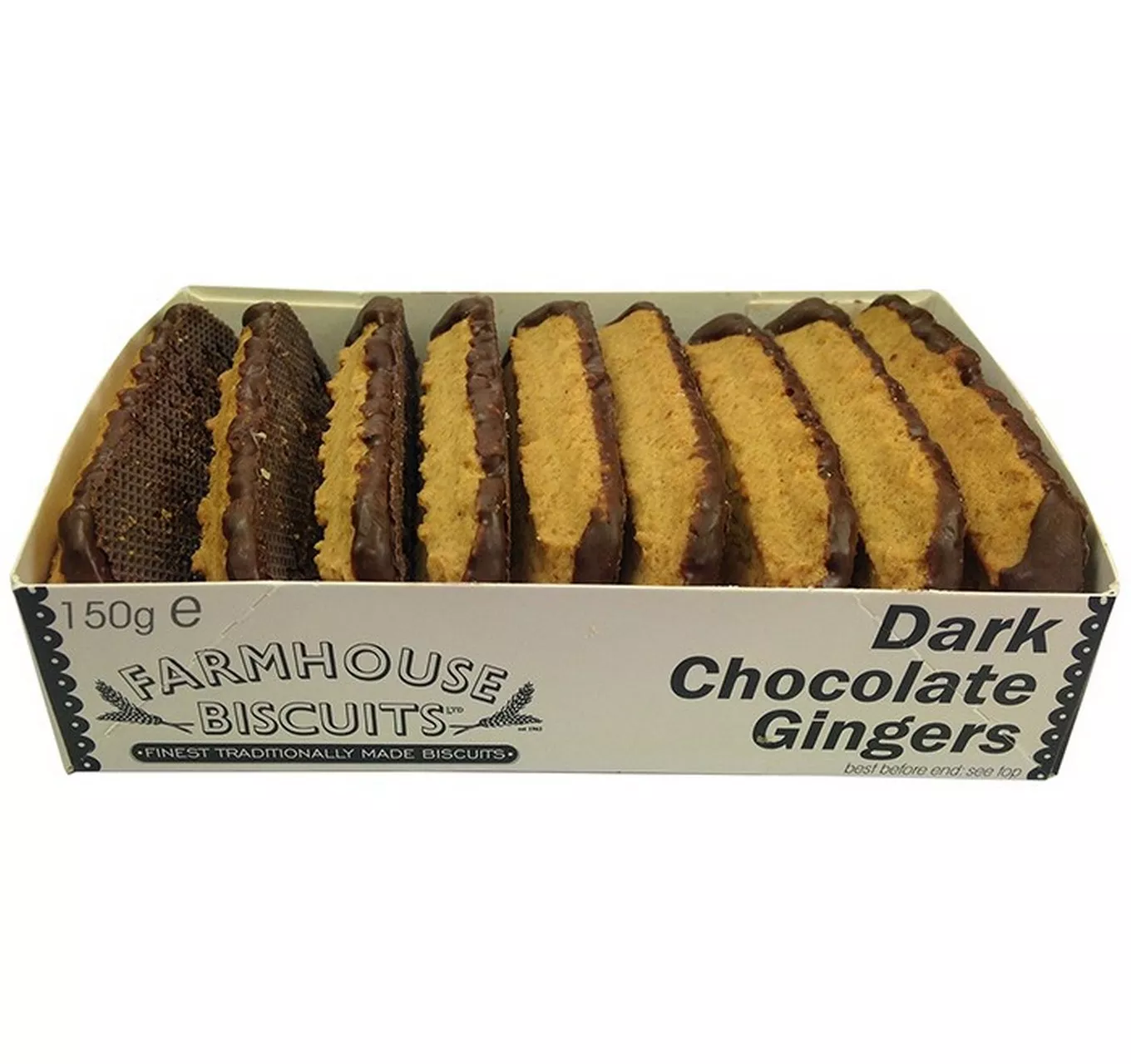 Dark Chocolate Gingers 150g