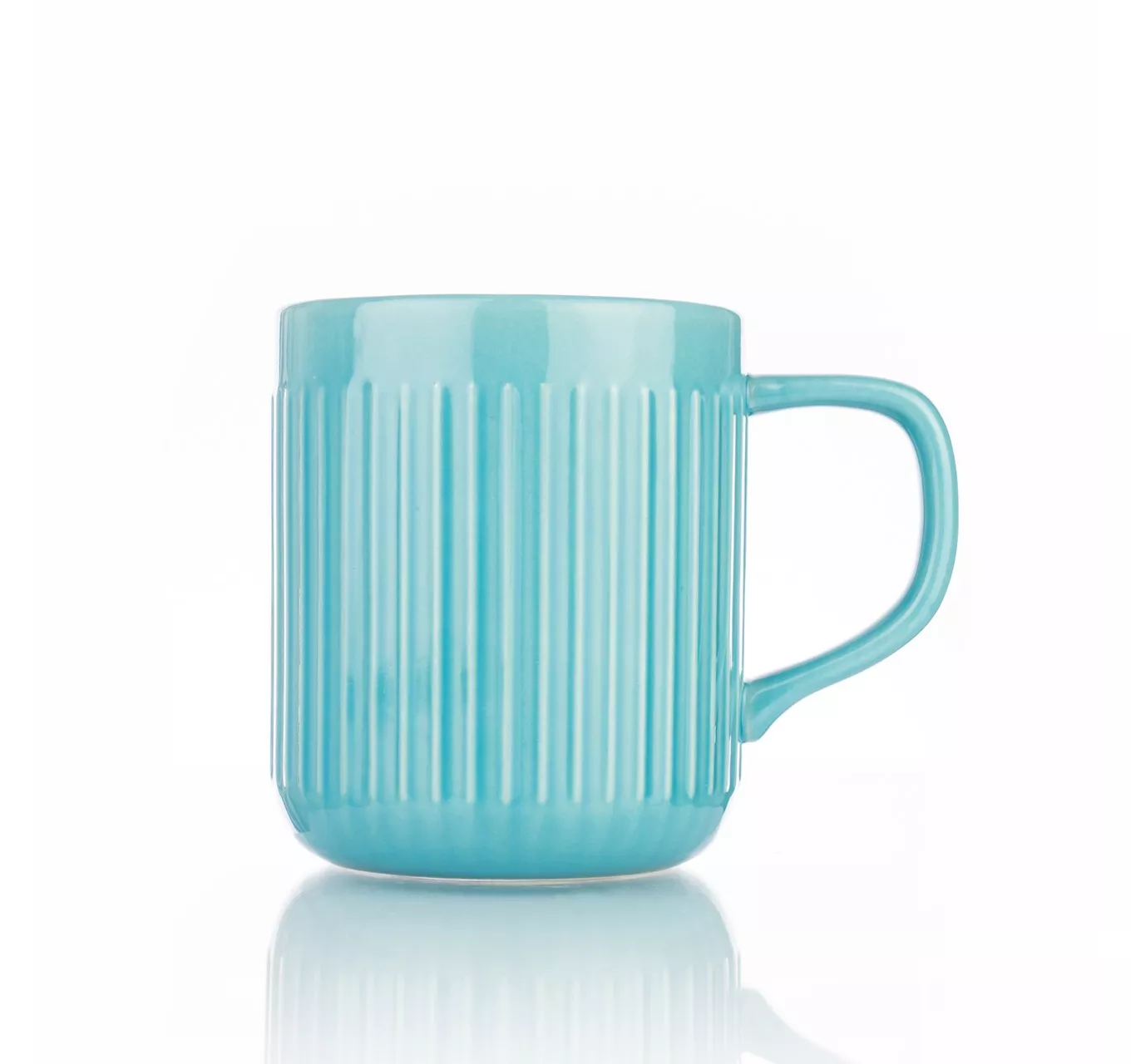 Embossed Mug (L) - Blue