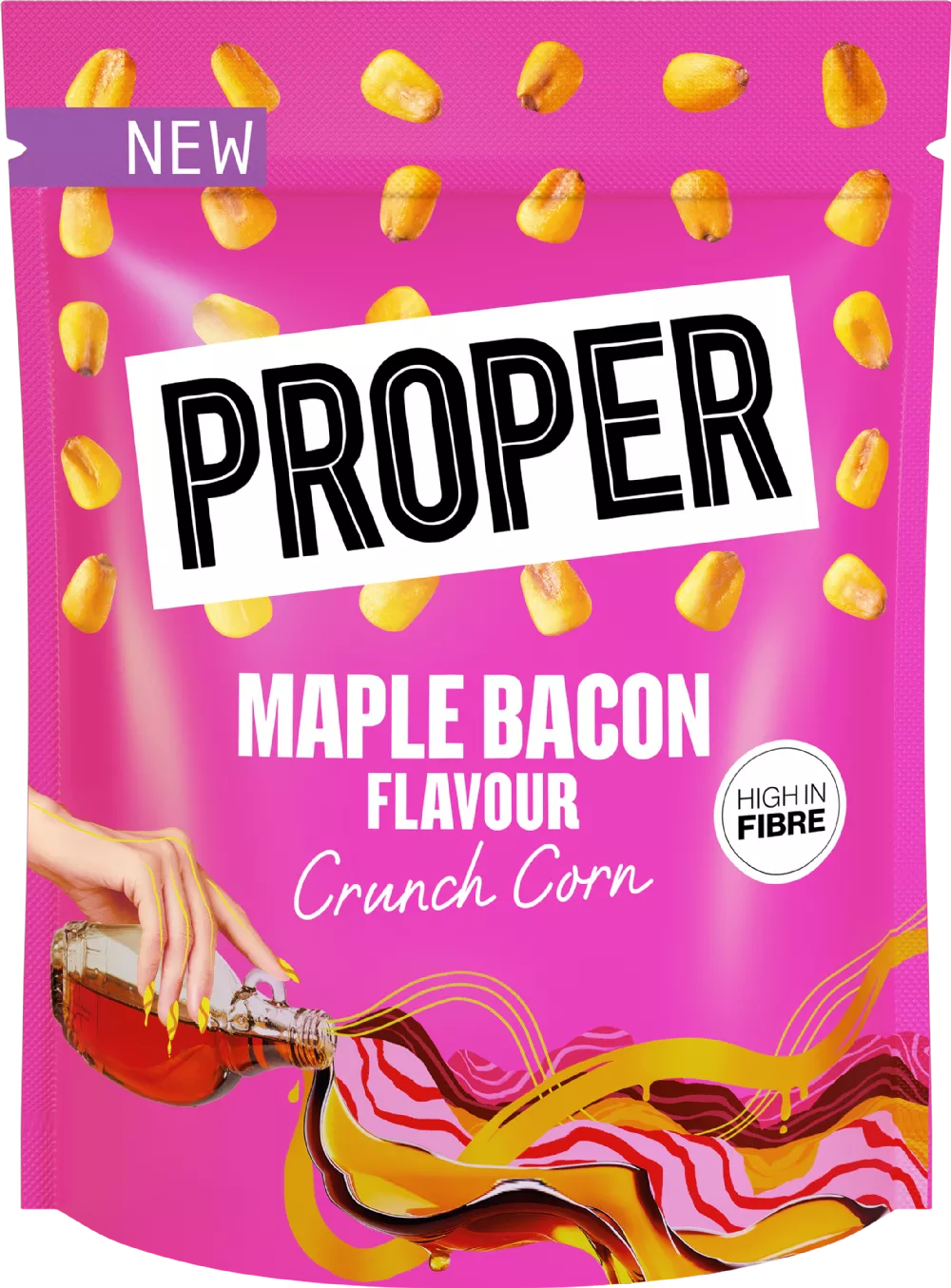 Proper Crunch Corn Maple Bacon 125g