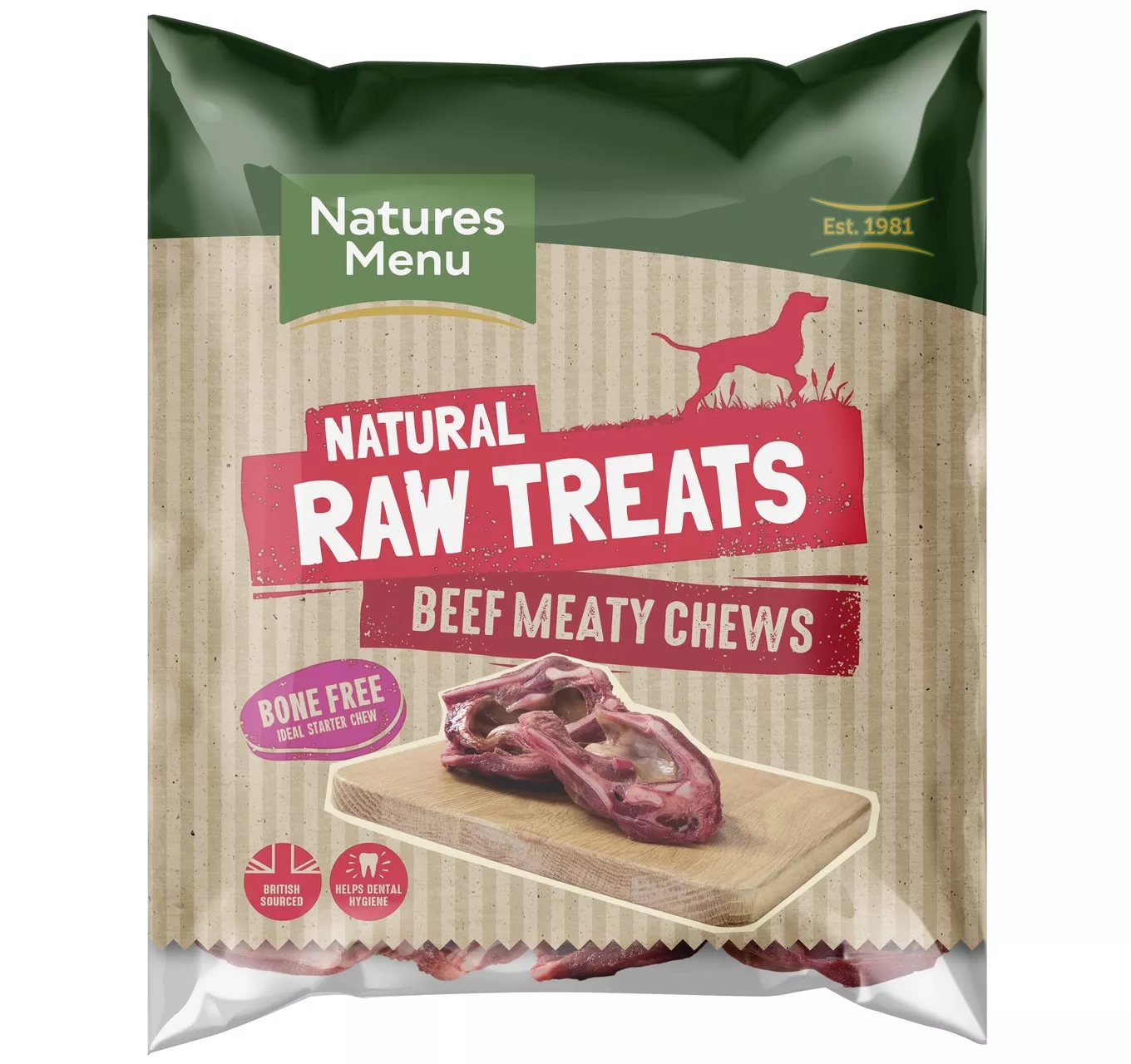 Raw Meaty Beef Chew - 2 Pack