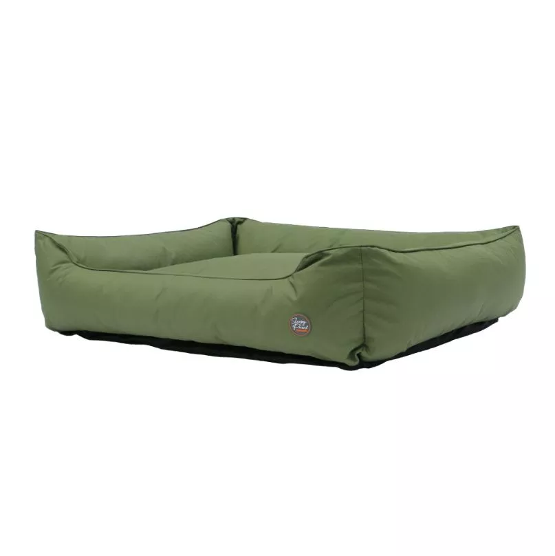 Oxford Square Bed Green 78 x 90cm