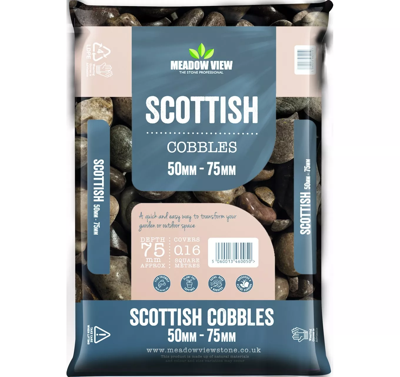Scottish Cobbles 50-75mm 20kg
