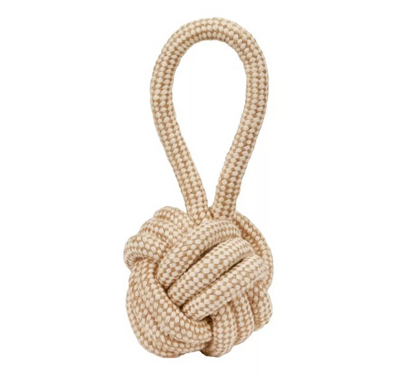 Jute Ball with Rope 31cm