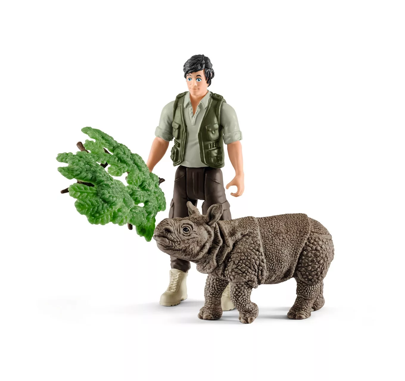 Ranger & Indian Rhinoceros Set