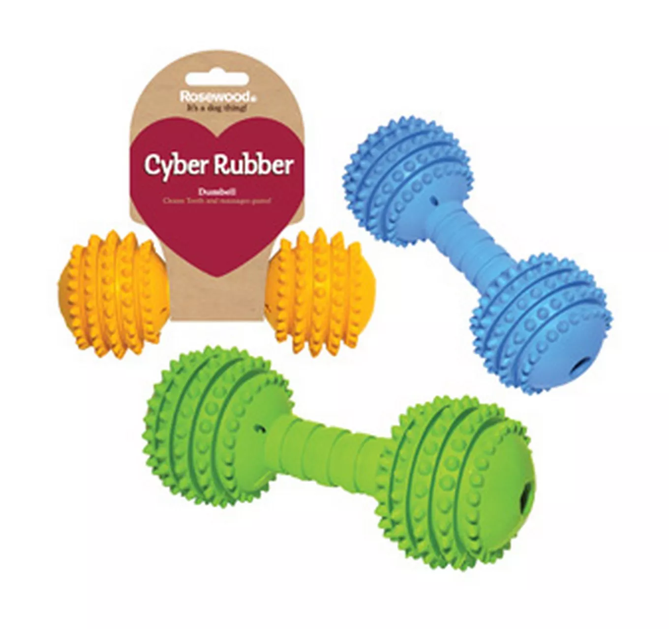 Cyber Rubber Dumbell (M) Each