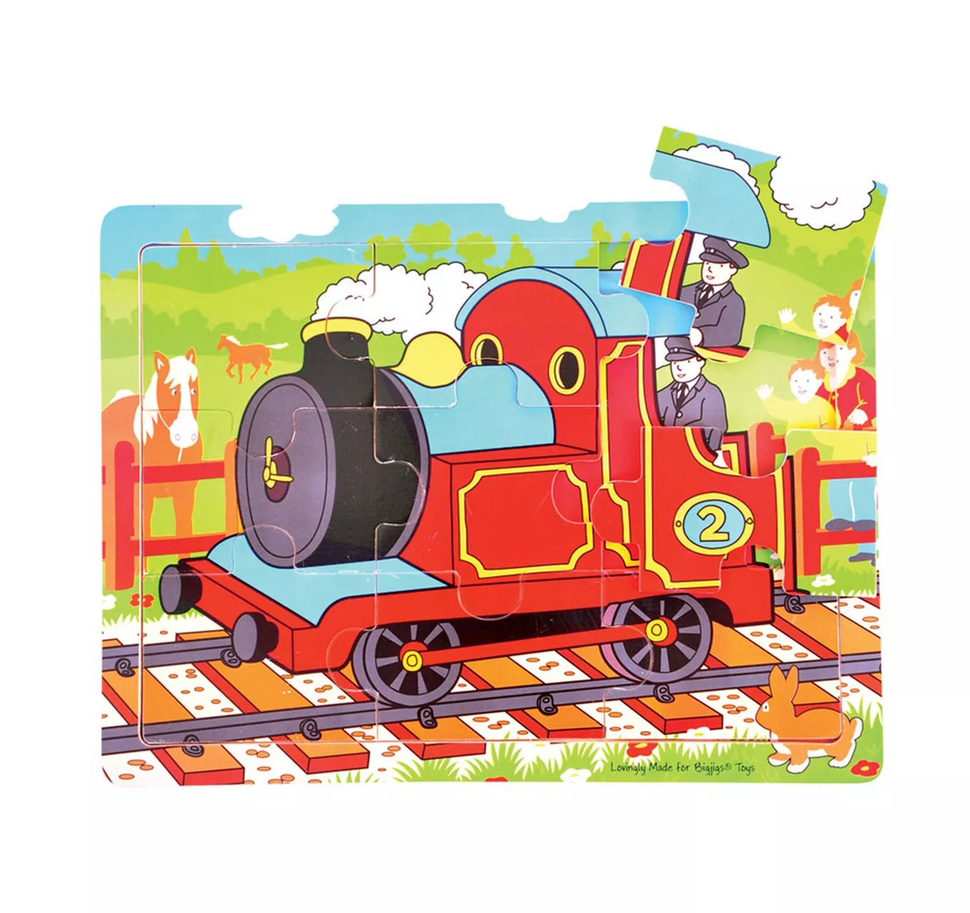 Tray Puzzle - Train