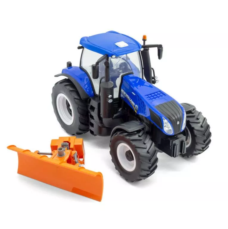 R/C New Holland Tractor with Snow Plough 1:16