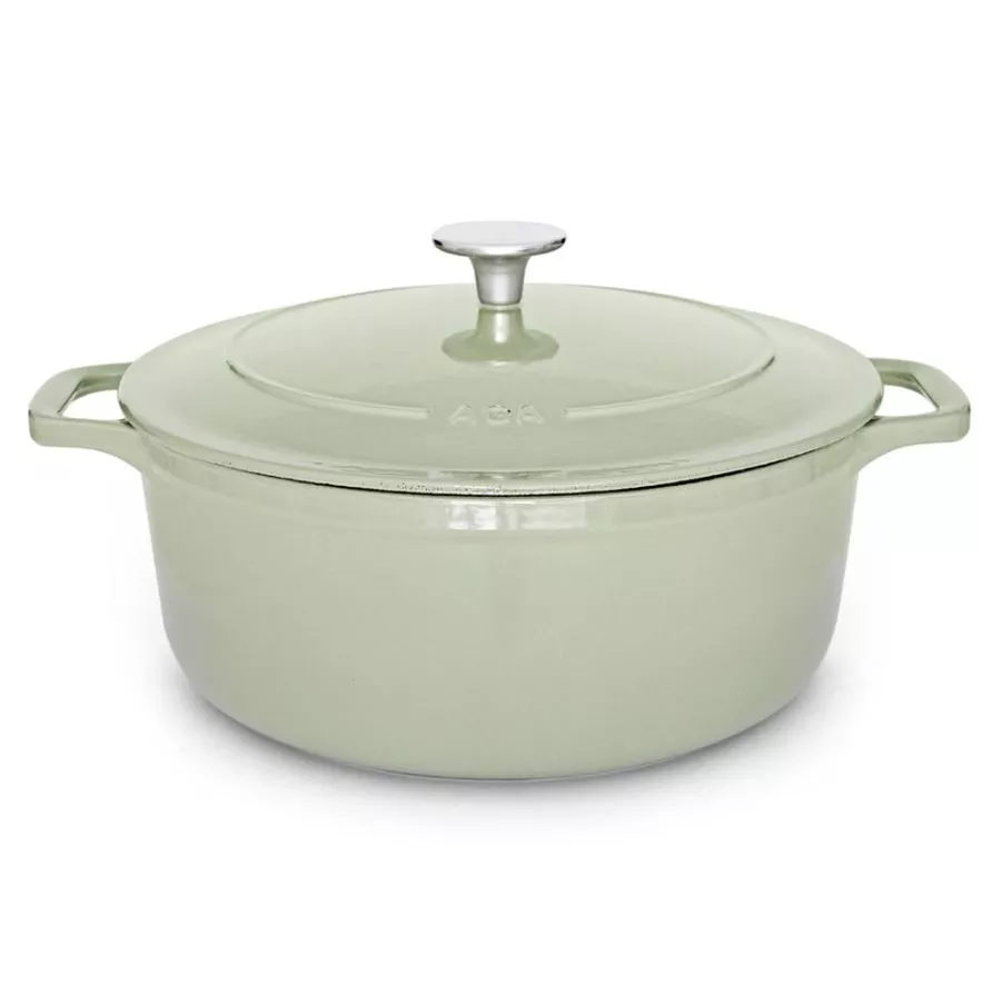 AGA Cast Iron Casserole 26cm - Olivine