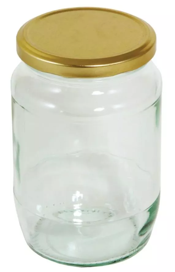 Round Pickling Jar with Screw Lid 900g/32oz/900ml