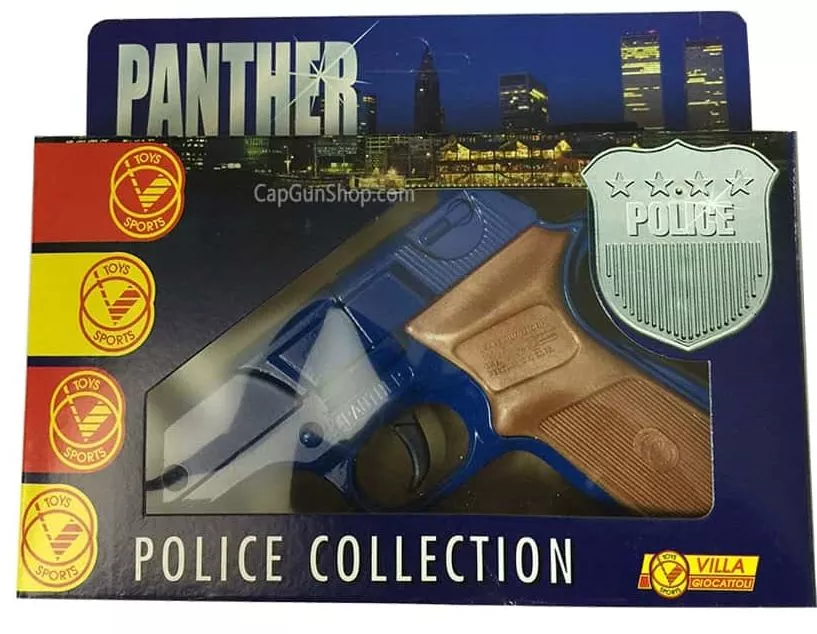 Panther Blue Cap Gun 8 Shot