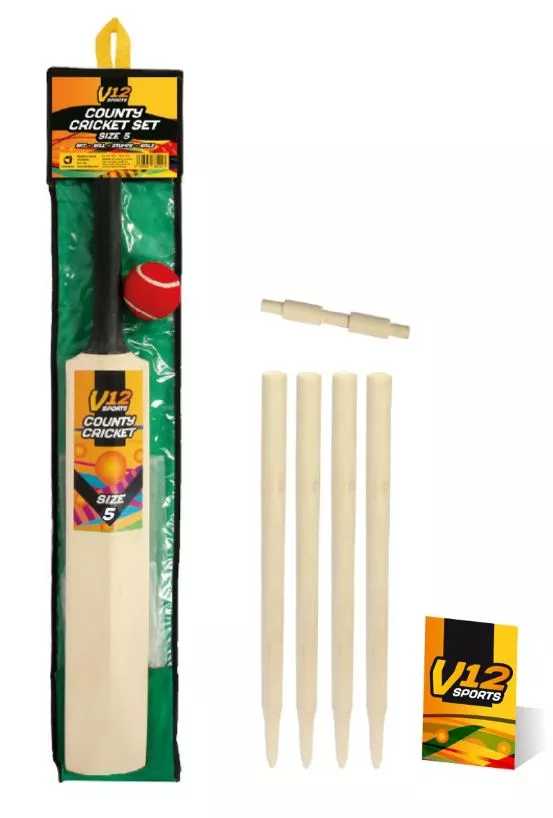 Deluxe Wooden Cricket Set - Size 5