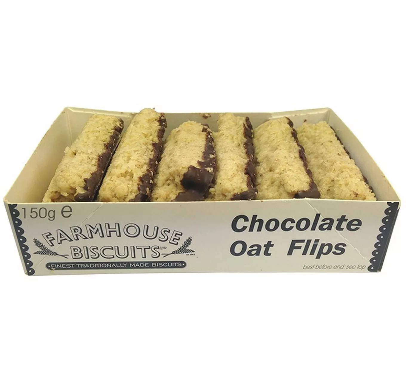 Chocolate Oat Flips 150g