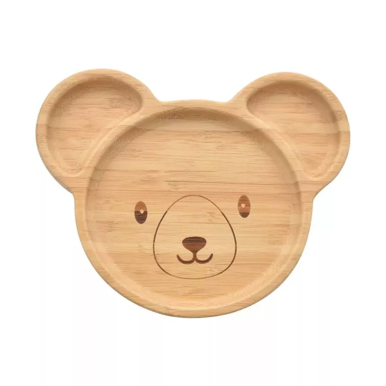 Bambino Bamboo & Silicone Bear Base Plate
