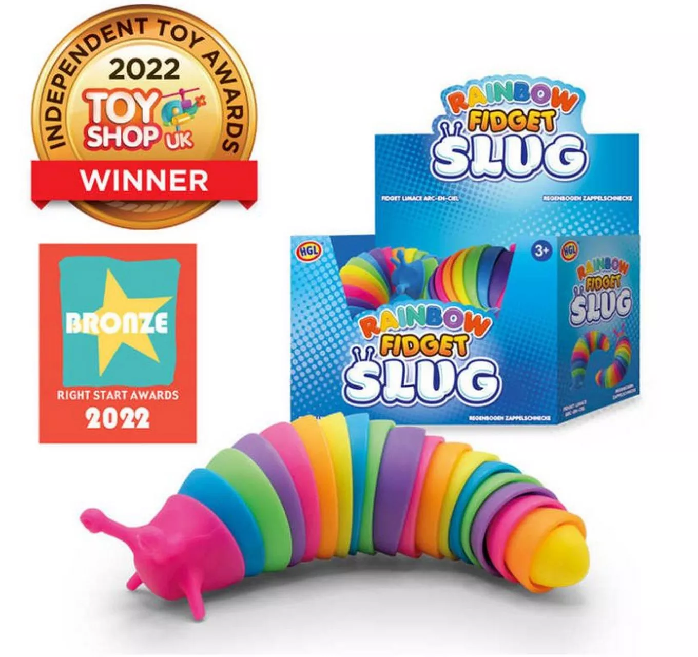Rainbow Fidget Slug - Each