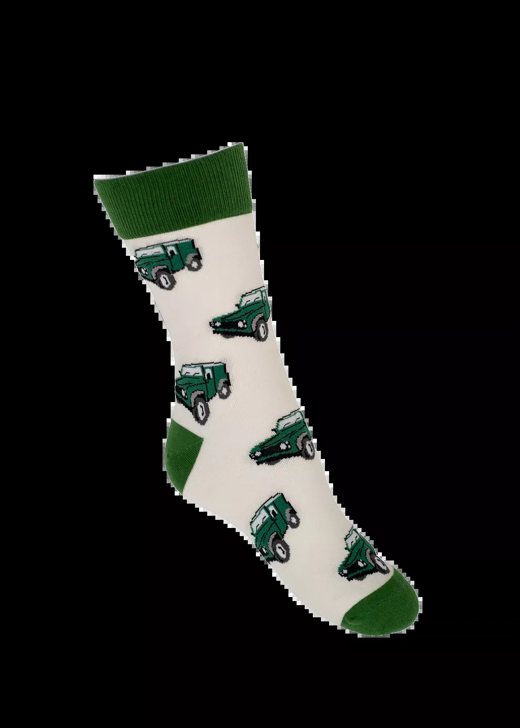 Crew Socks Green 4X4 7-11