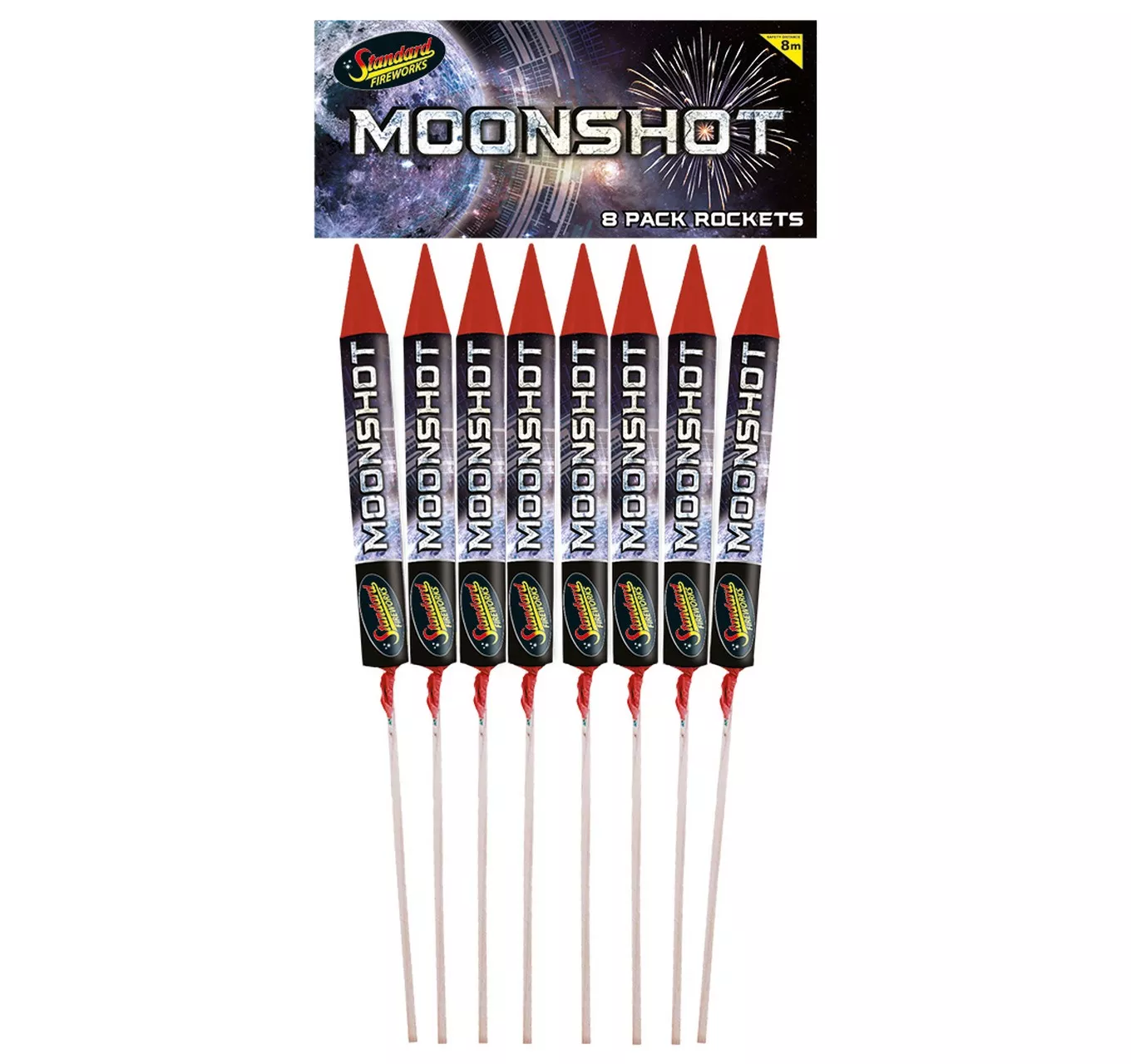 MOONSHOT Rockets 8pk