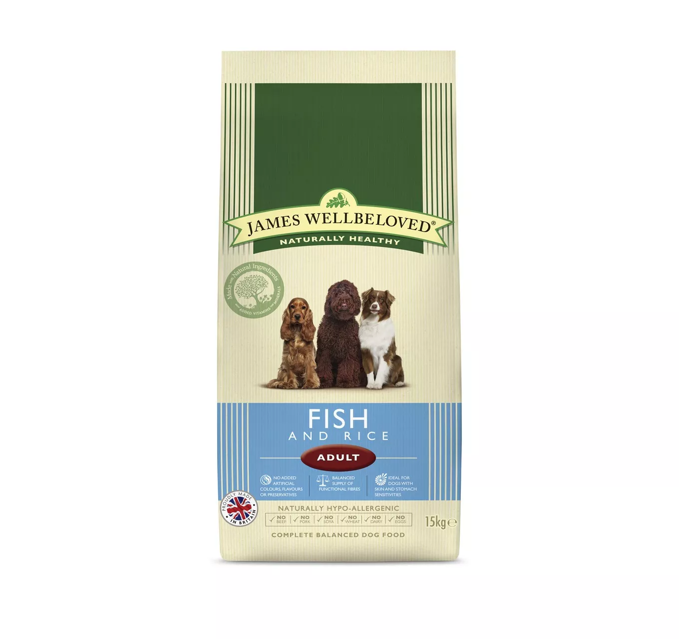 JW Adult Fish & Rice 15kg