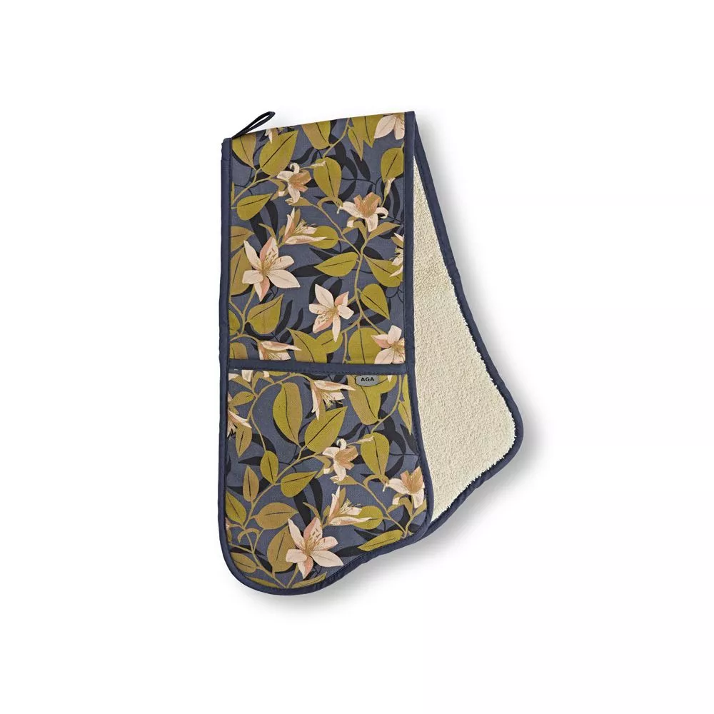 Lilies Double Oven Glove